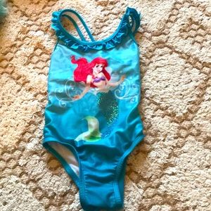🏊🏻‍♀️FREE w/purchase‎ Disney Ariel little mermaid swimsuit